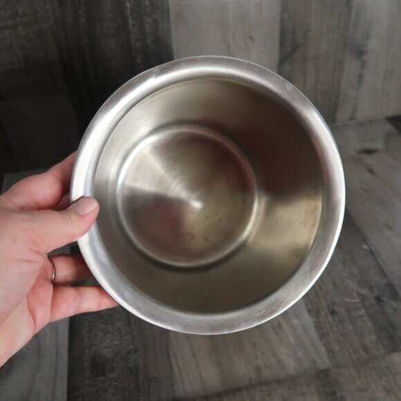 Christmas Ice Bucket Mikasa Reindeer Stainless Steel Champagne Chiller Lid Tongs - Picture 6 of 7